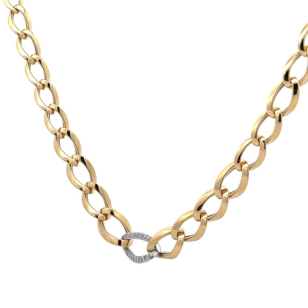 Vòng cổ vàng đính đá zircon