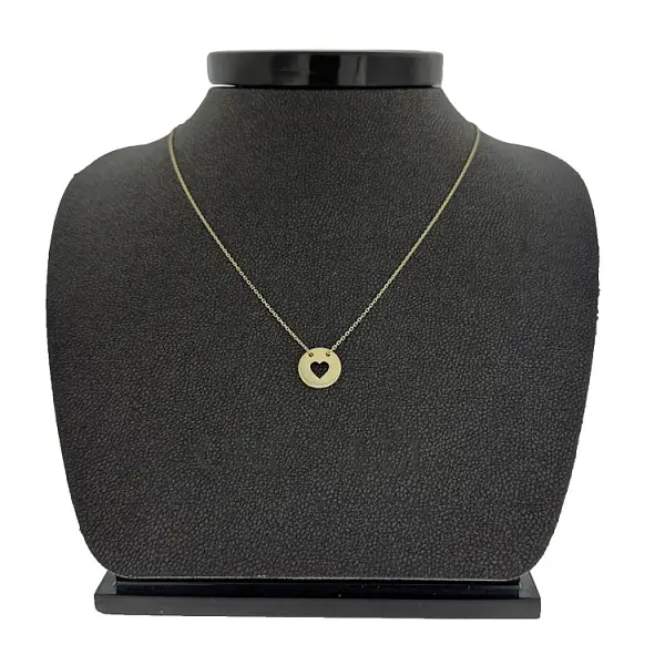 Vòng cổ trái tim vàng
