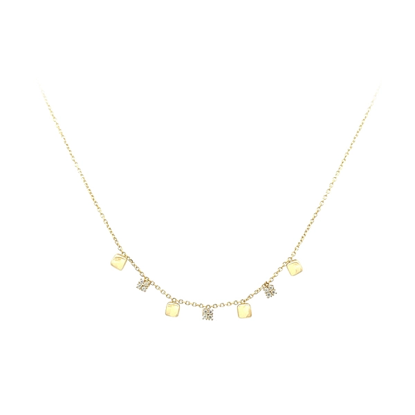 Vòng cổ vàng đính đá zircon
