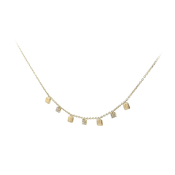 Vòng cổ vàng đính đá zircon