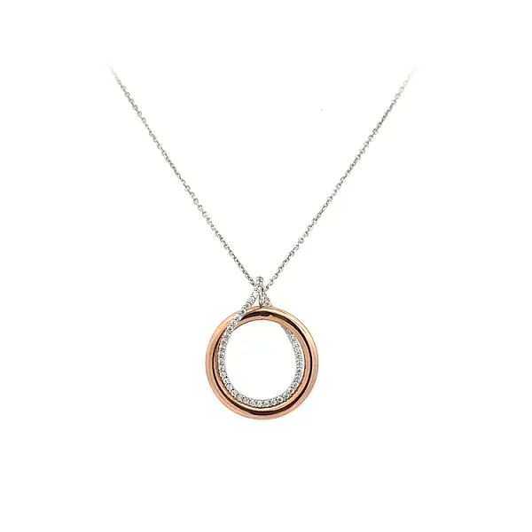 Vòng cổ vàng đính đá zircon