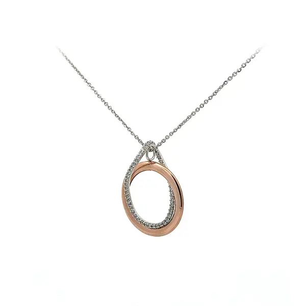 Vòng cổ vàng đính đá zircon