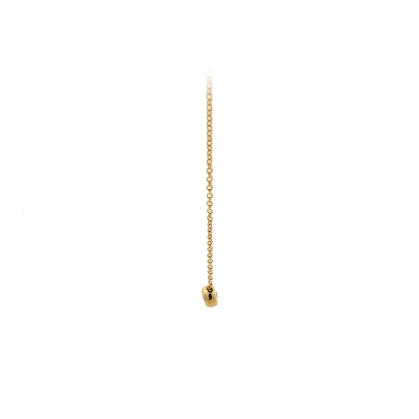 Vòng cổ kim cương vàng với đá zircon