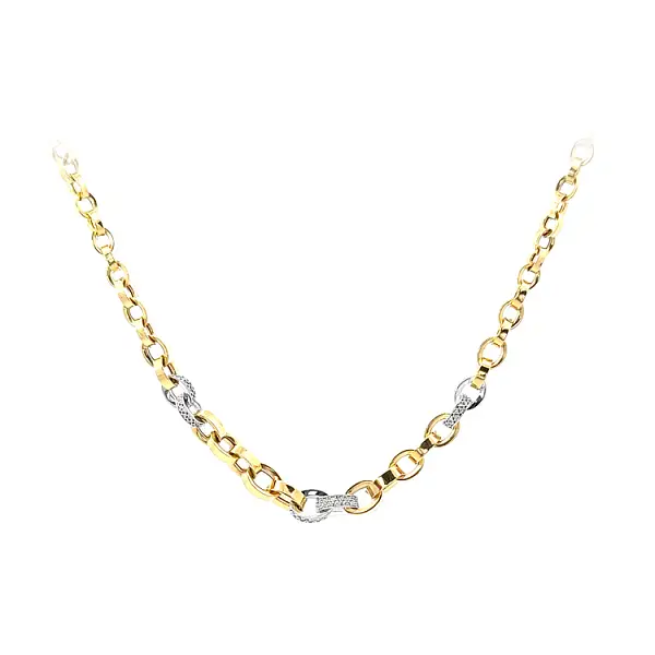 Vòng cổ đính đá zircon trong vàng