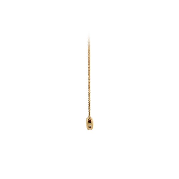 Vòng cổ hình trái tim vàng đính đá zircon