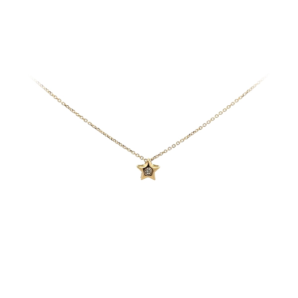 Vòng cổ sao vàng đính đá zircon