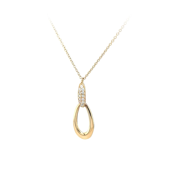 Vòng cổ vàng đính đá zircon