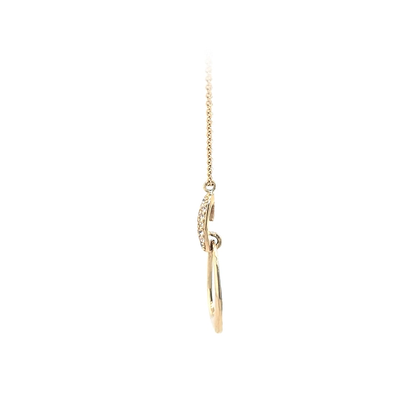 Vòng cổ vàng đính đá zircon