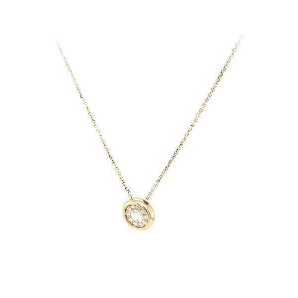 Vòng cổ vàng đính đá zircon