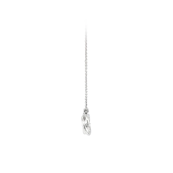 Vòng cổ vàng trắng zircon cho nữ