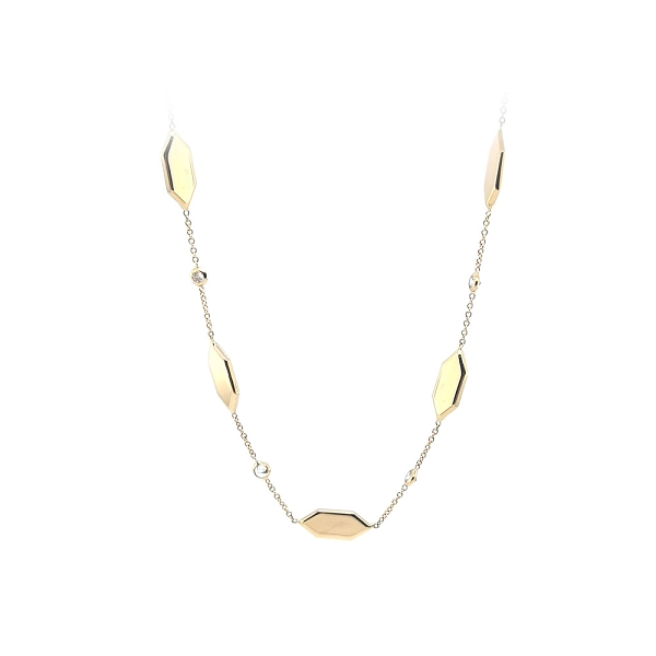 Vòng cổ vàng đính đá zircon
