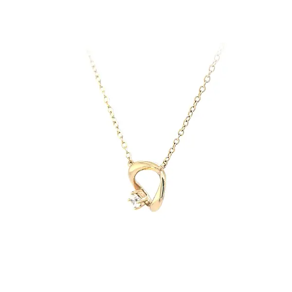 Vòng cổ vàng đính đá zircon