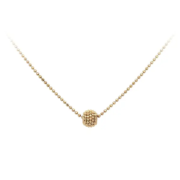 Hạt chuỗi vòng cổ bằng vàng