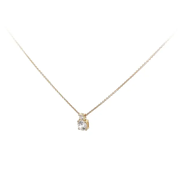 Vòng cổ vàng đính đá zircon