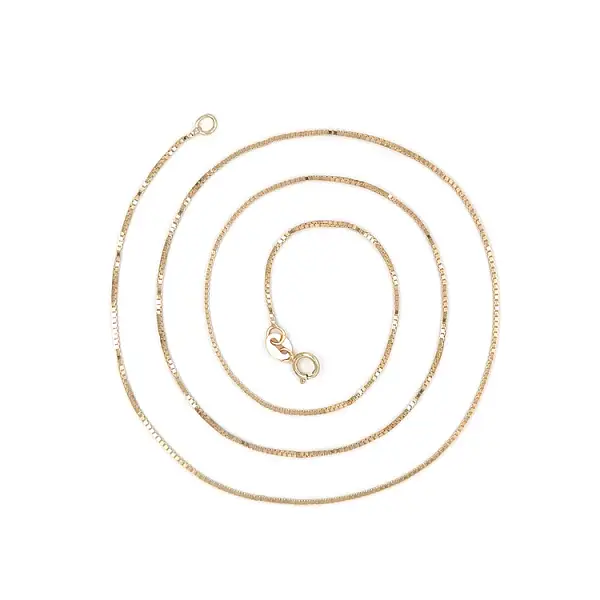 Hộp vuông chuỗi vàng - Hộp vuông