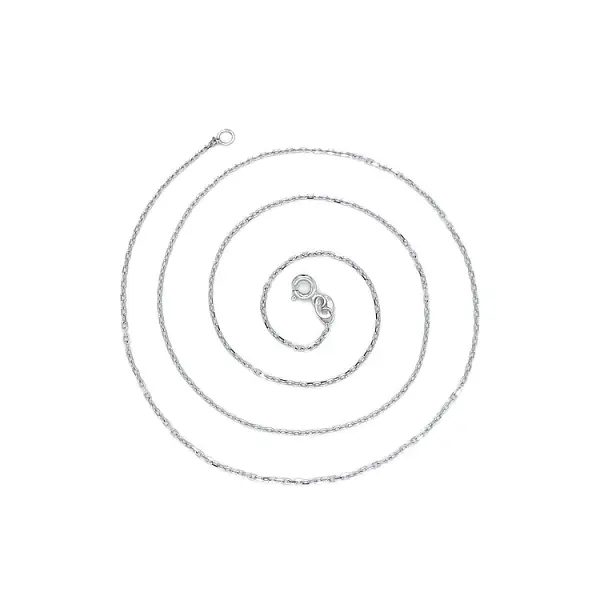 Dây chuyền Anker màu trắng vàng