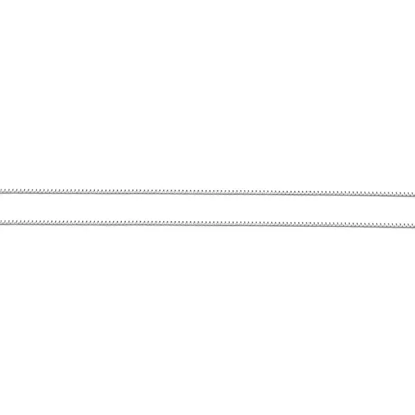 Dây chuyền hình khối vuông White Gold - Khối vuông