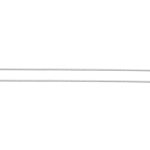 Dây chuyền hình khối vuông White Gold - Khối vuông
