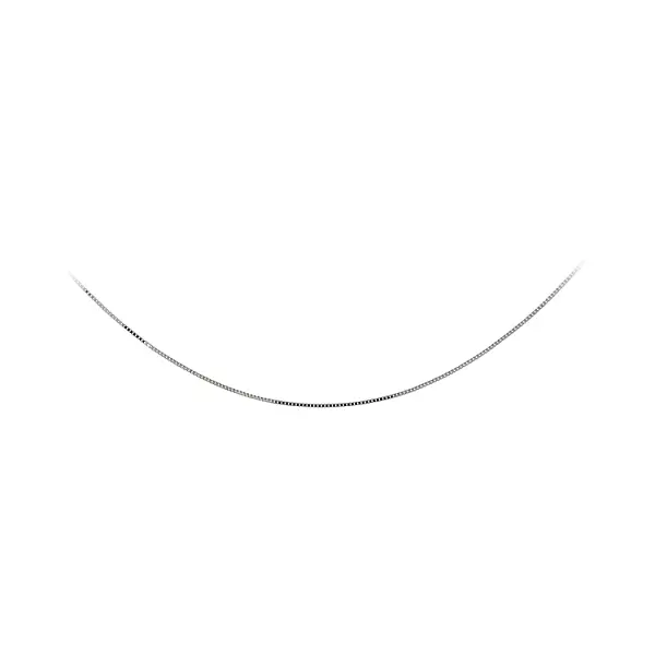 Dây chuyền hình khối vuông White Gold - Khối vuông