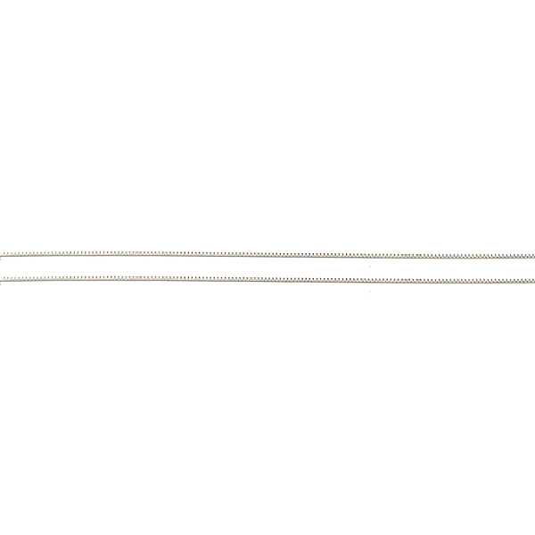 Dây chuyền hình khối vuông White Gold - Khối vuông