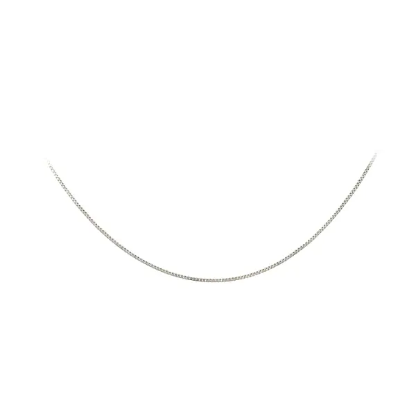 Dây chuyền hình khối vuông White Gold - Khối vuông