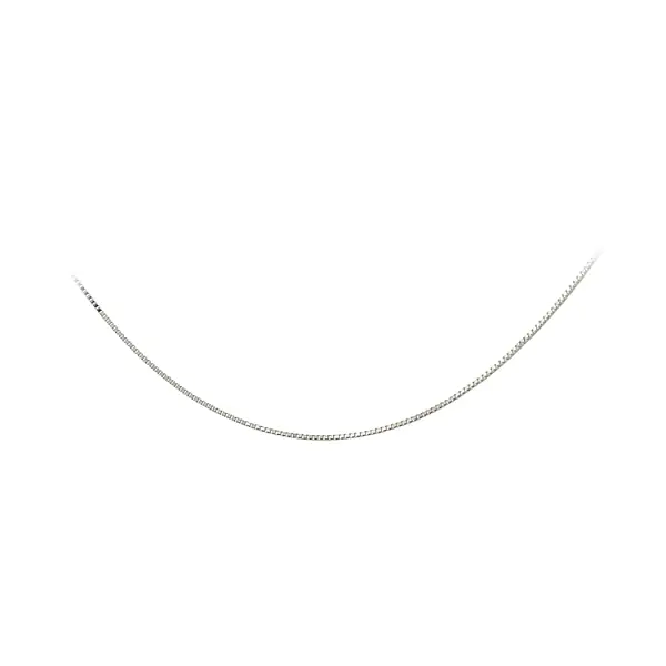 Dây chuyền hình khối vuông White Gold - Khối vuông