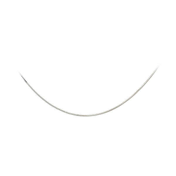 Dây chuyền hình khối vuông White Gold - Khối vuông