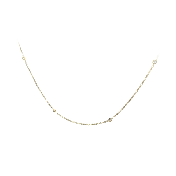 Vòng cổ vàng đính đá zircon