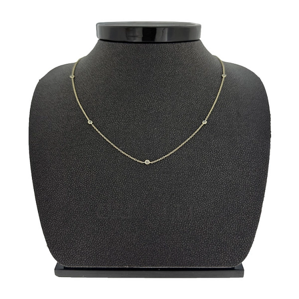 Vòng cổ vàng đính đá zircon