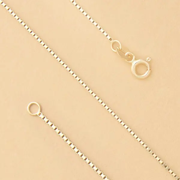 Hộp vuông chuỗi vàng - Hộp vuông