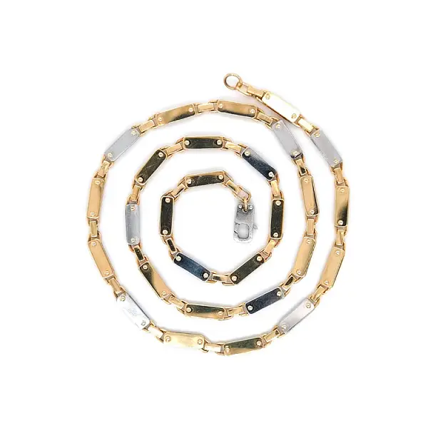 Vòng cổ nam kết hợp vàng