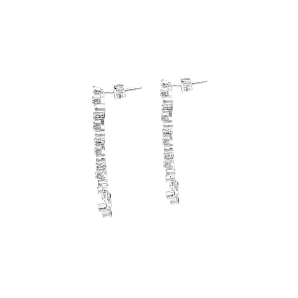 Vòng tai vàng đính đá zircon