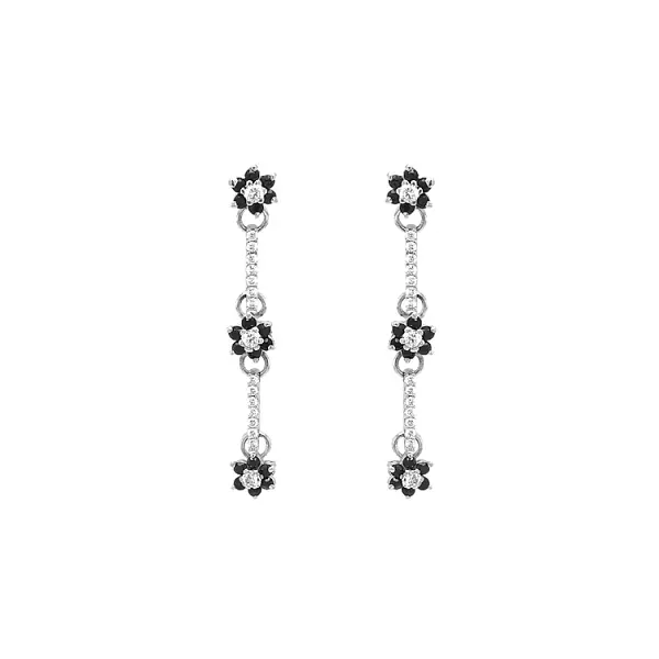 Vòng tai vàng đính đá zircon