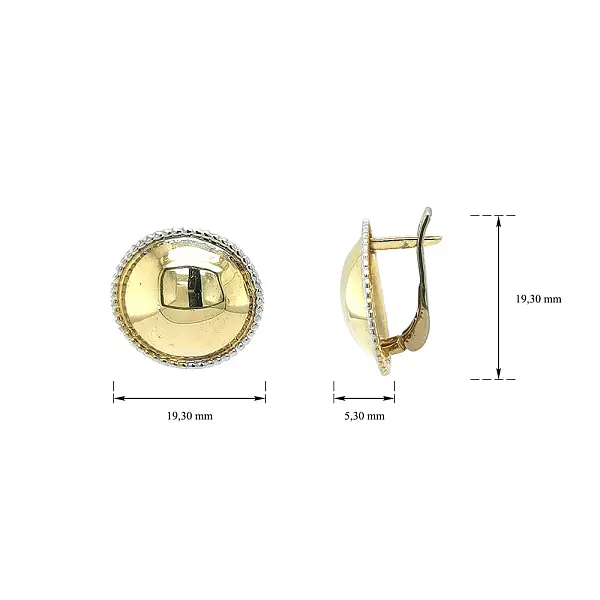 Những đôi bông tai vàng tròn thu hút ánh nhìn ngay từ cái nhìn đầu tiên