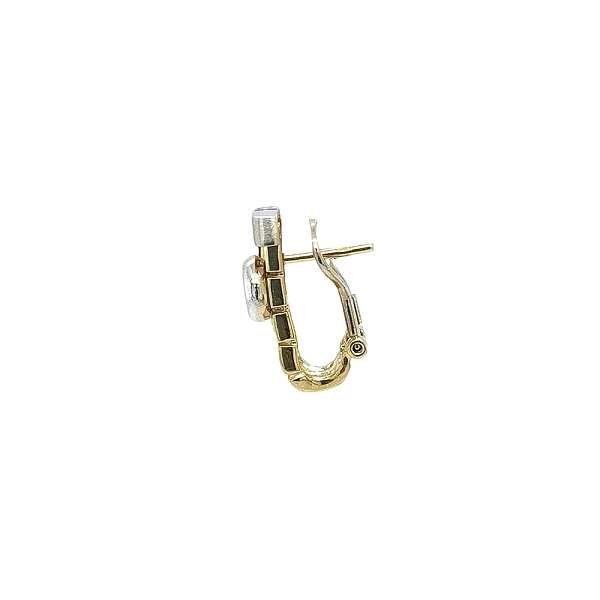 Hoa tai vàng kết hợp thanh lịch gắn zircon