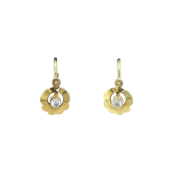 Vòng tai Golden Children với đá zircon