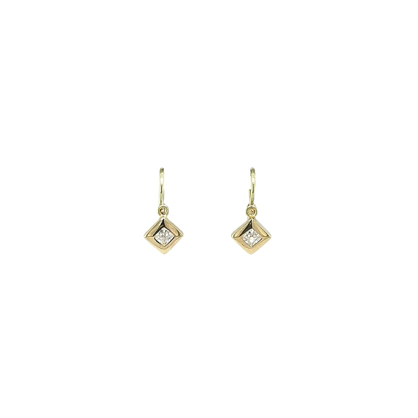 Vòng tai Golden Children với đá zircon