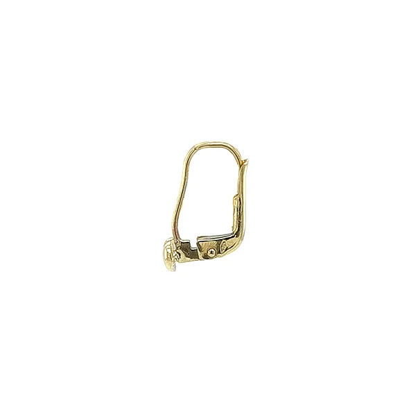 Hoa tai vàng hình trái tim thanh lịch gắn zircon
