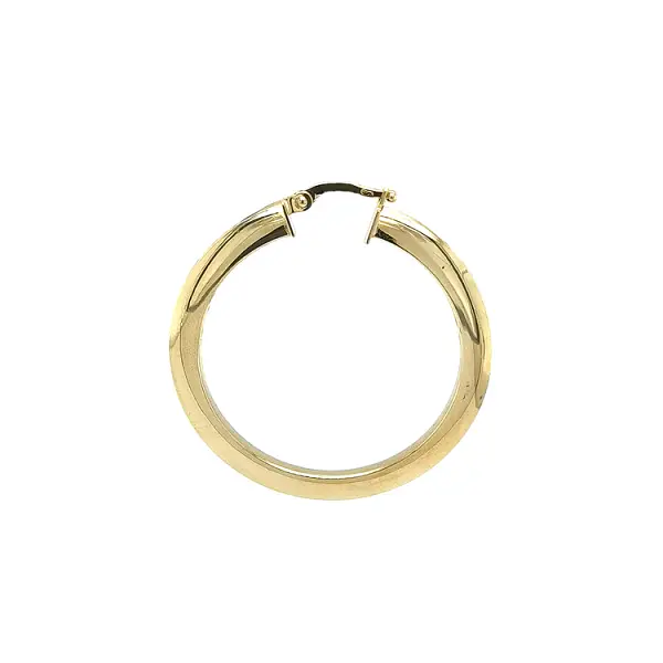 Vòng tai tròn vàng