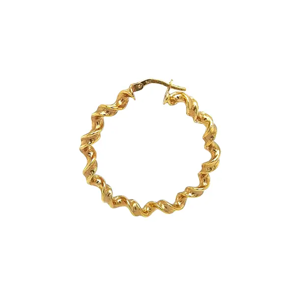 Vòng tai tròn vàng