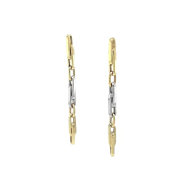 Khuyên tai làm từ vàng kết hợp