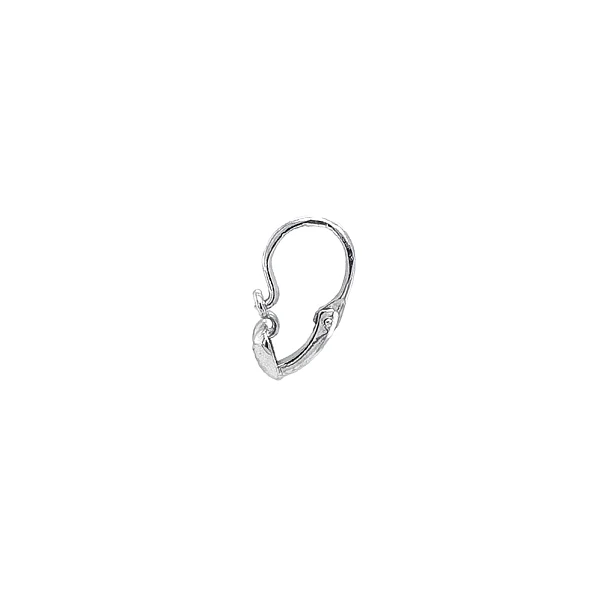 Khuyên tai hình trái tim cho trẻ em với đá zircon