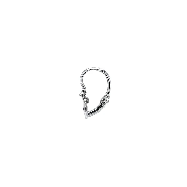 Khuyên tai hình trái tim cho trẻ em với đá zircon