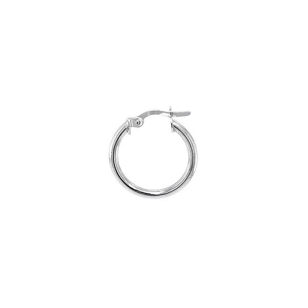 Vòng tai tròn vàng trắng