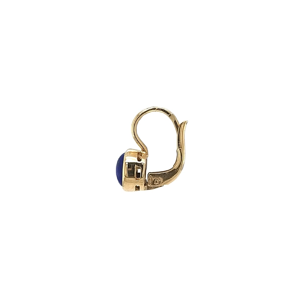 Vòng tai vàng với đá lapis lazuli - Sự tinh tế và sức mạnh hòa quyện trong một món trang sức
