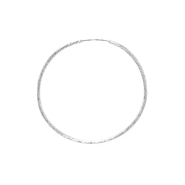 Vòng tai tròn vàng trắng