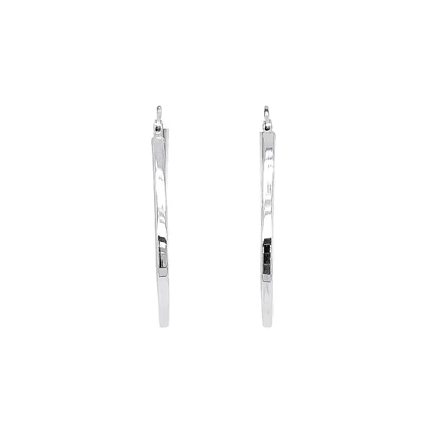 Vòng tai tròn vàng trắng