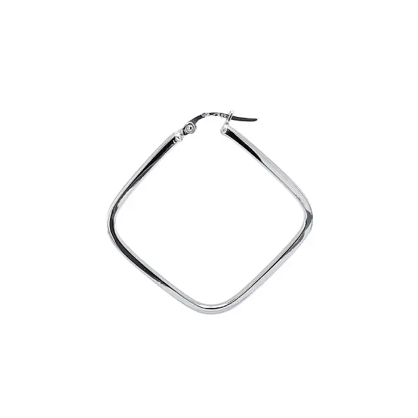 Vòng tai tròn vàng trắng