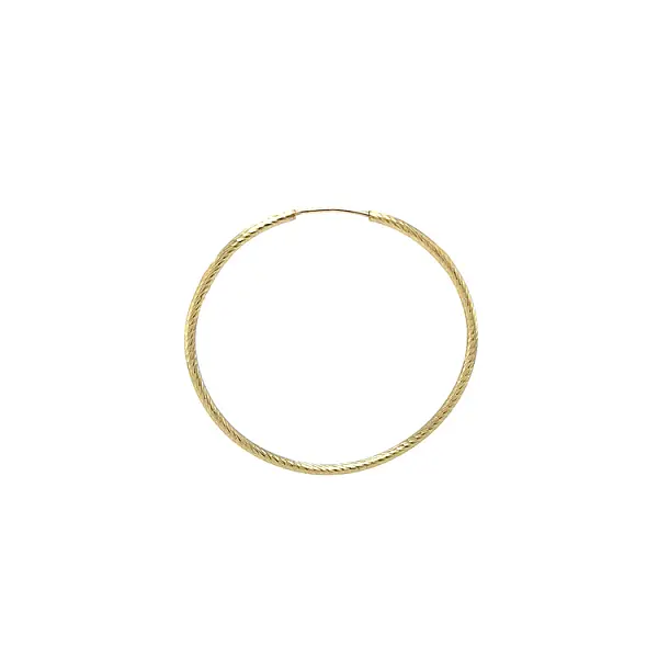 Vòng tai tròn vàng