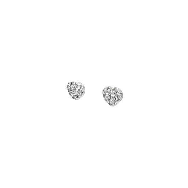 Khuyên tai đính đá zircon trong vàng